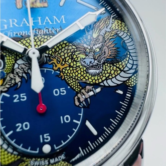 Graham Limited Edition 43/100. Chronofighter Dragon 44mm - Picture 3 of 9